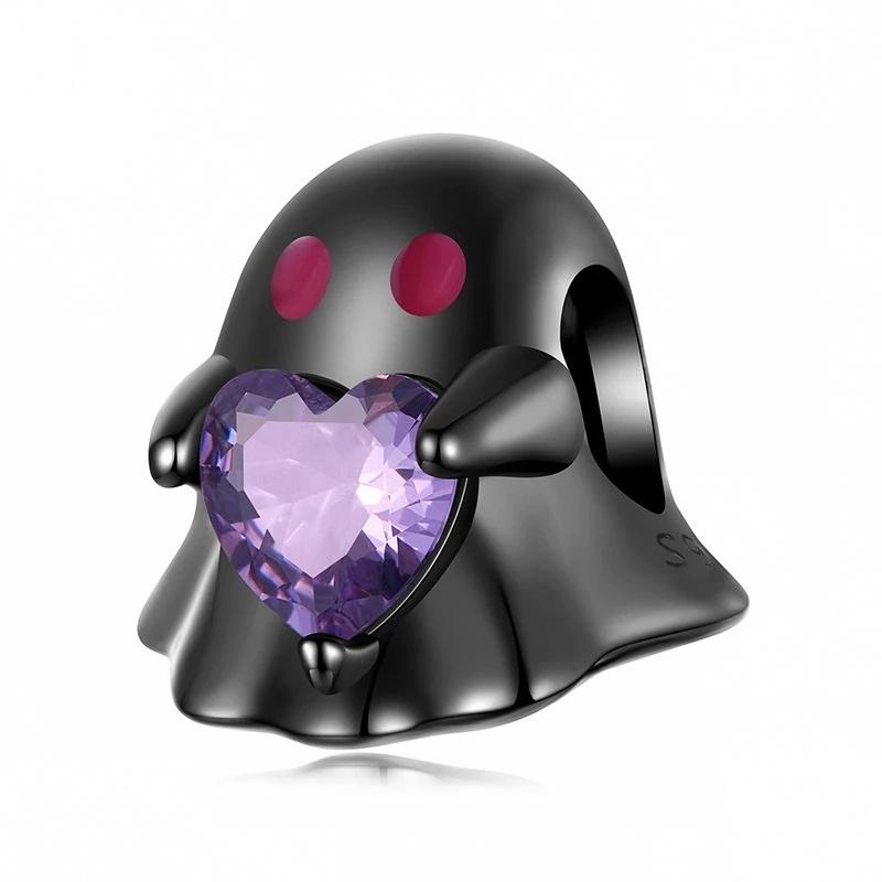 “Ghostly Spirit” S925 Sterling Silver Halloween Bead