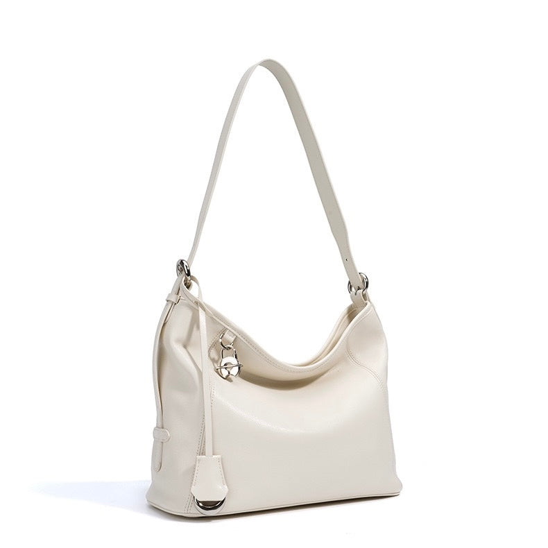 Women's Genuine Leather Relaxed Large Capacity Crossbody Tote
