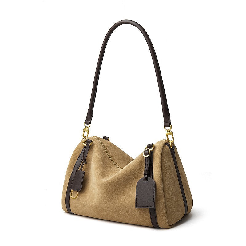 Women's Genuine Leather Large Pillow Shoulder Bag
