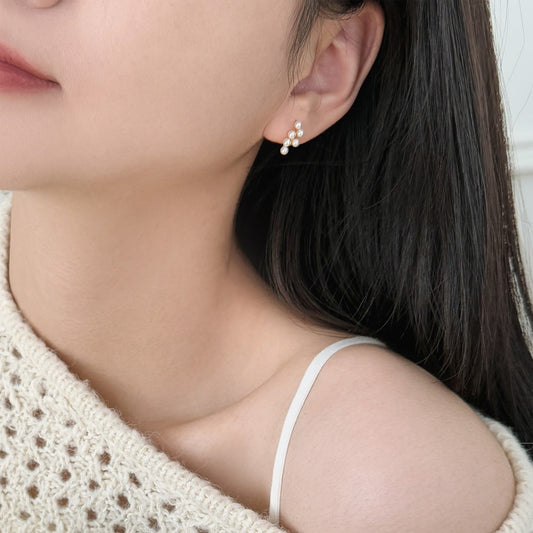 925 Sterling Silver Grape Pearl Stud Earrings – Pearl Vine