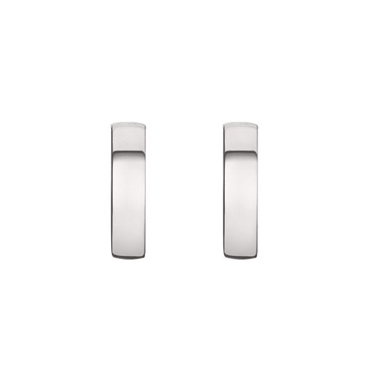 “Everyday Orbit” S925 Sterling Silver Classic Minimalist Huggie Hoop Earrings