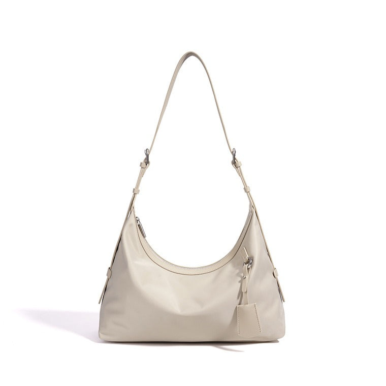 Women's Nylon Crescent Hobo Bag with Adjustable Strap