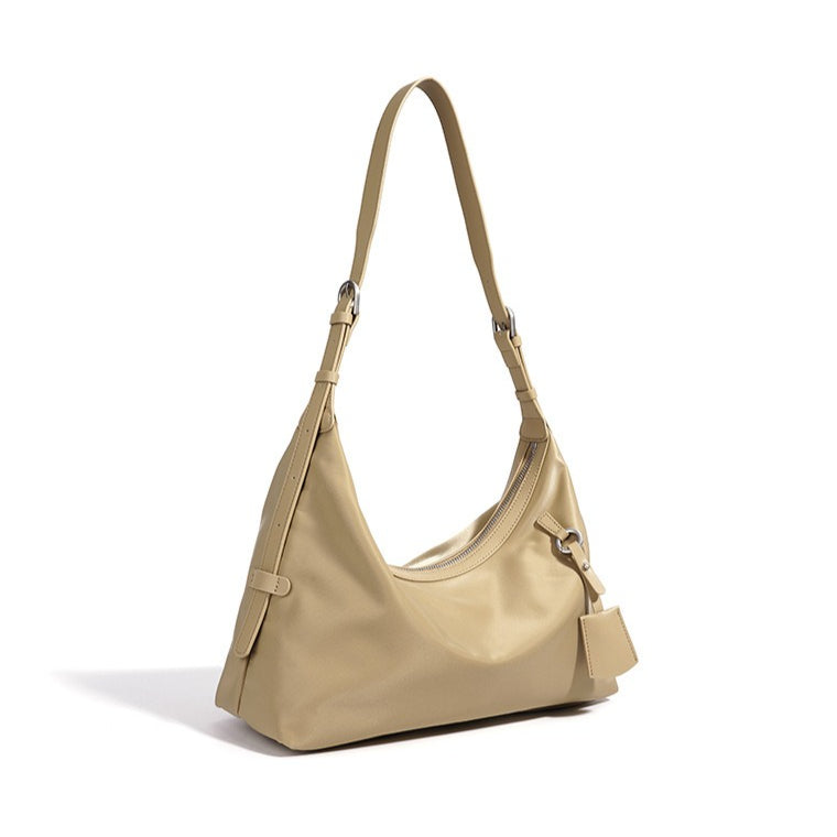 Women's Nylon Crescent Hobo Bag with Adjustable Strap