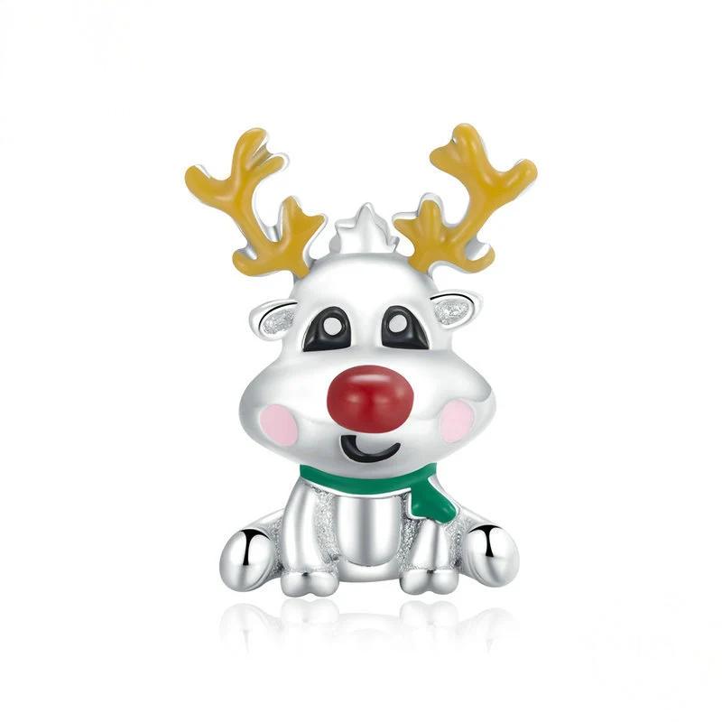 “Christmas Crystal” S925 Sterling Silver Christmas DIY Charm Bead
