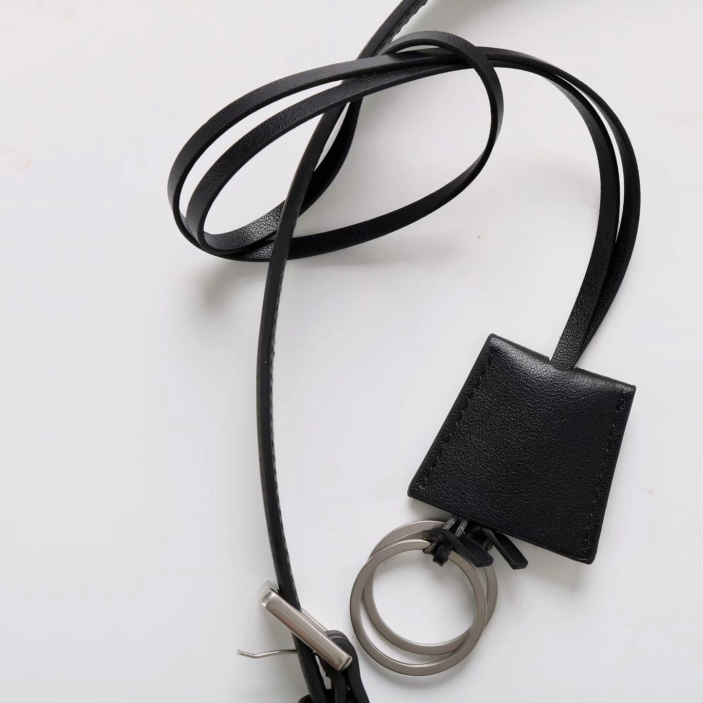 Women's Waxed Calfskin Vintage Crossbody Baguette Bag