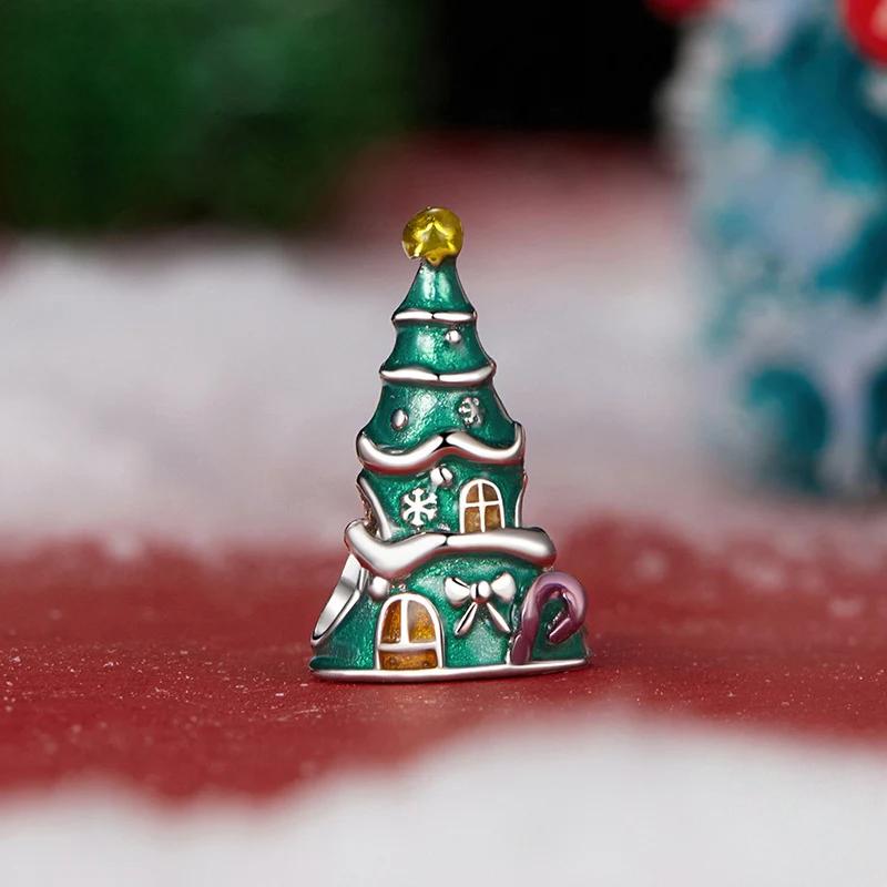 “Holiday Charm Parade” S925 Sterling Silver Christmas Charm Beads