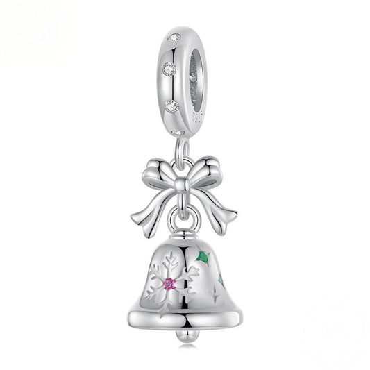“Jingle Belle” S925 Sterling Silver Christmas Bell Charm Bead