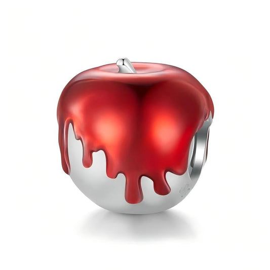 “Apple Noel” S925 Sterling Silver Christmas Apple Charm Bead