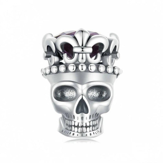 Pumpkin Skull S925 Sterling Silver Halloween Bead