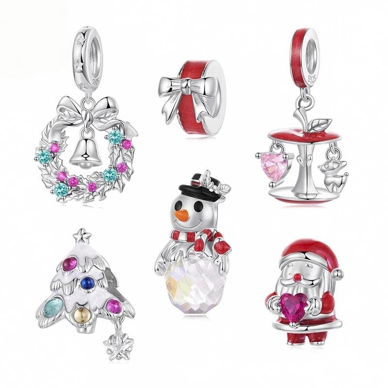 “Christmas Magic” S925 Sterling Silver Christmas Charm Bead