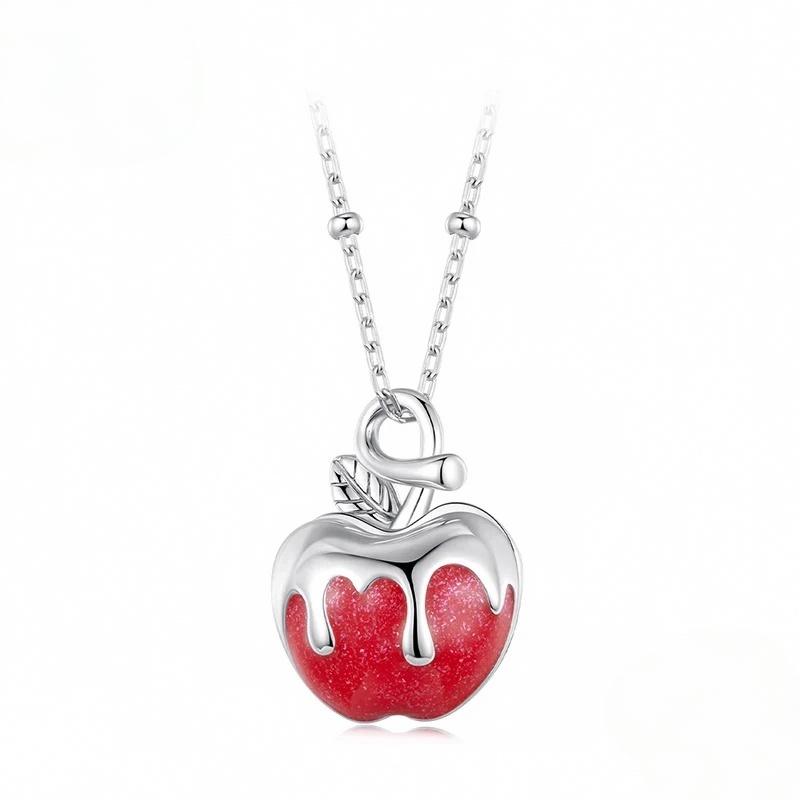 “Apple Secret” S925 Sterling Silver Openable Apple Locket Necklace