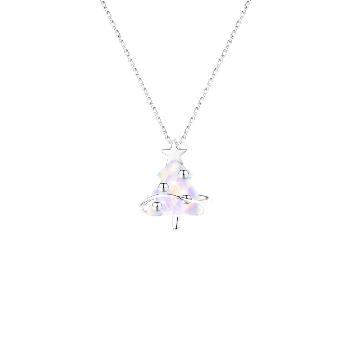 925 Sterling Silver Snowflake Pendant Necklace Winter Jewelry