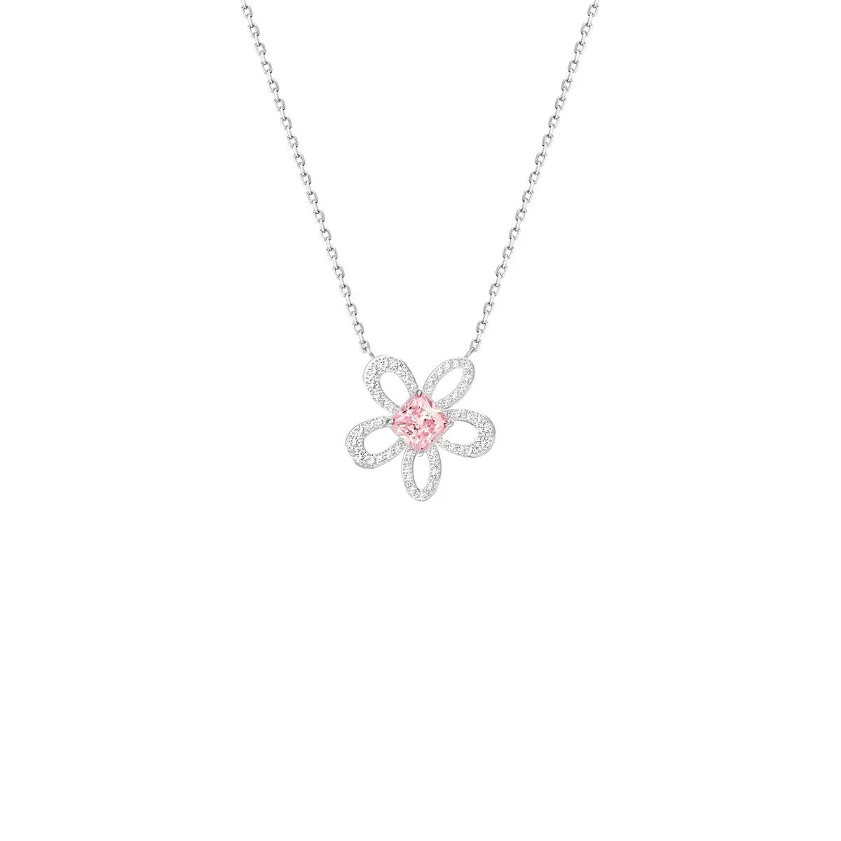925 Sterling Silver Heart Orbit Necklace – Celestia Orbit