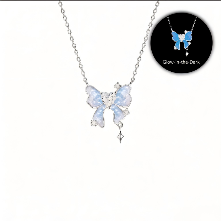Tidal Keepsake Glow Shell Pendant Necklace 925 Sterling Silver