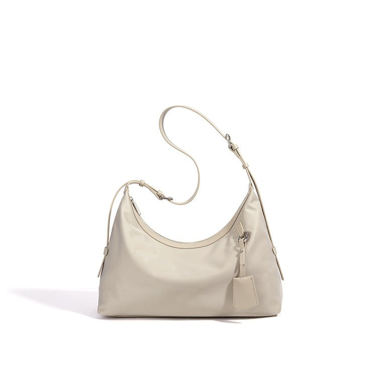 Women's Nylon Crescent Hobo Bag with Adjustable Strap