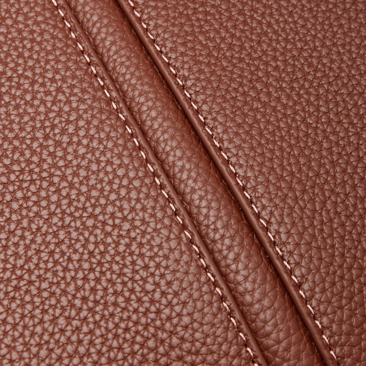 Women's Pebbled Cowhide Paneled Doctor-Style Work Bag