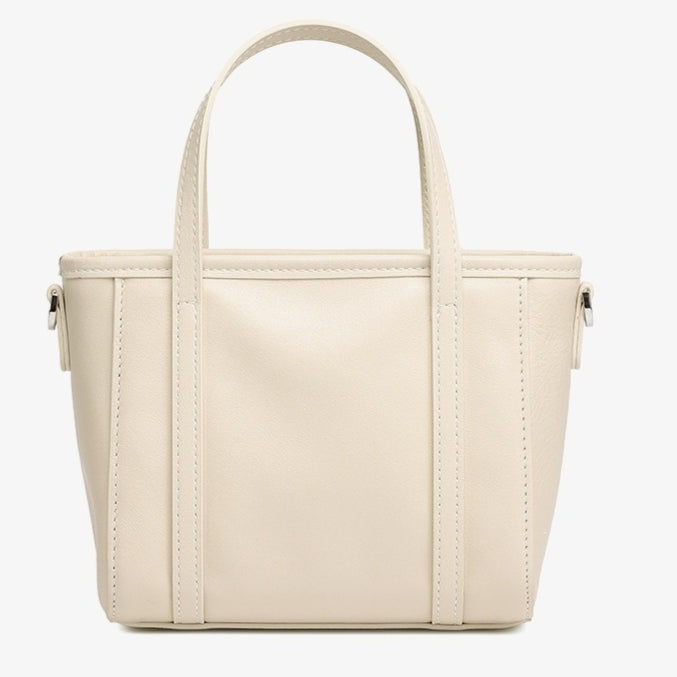 Women's Vegetable-Tanned Cowhide Mini Tote with Heart Charm