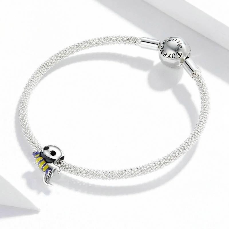 “Trickster Ghost” S925 Sterling Silver Halloween Bead