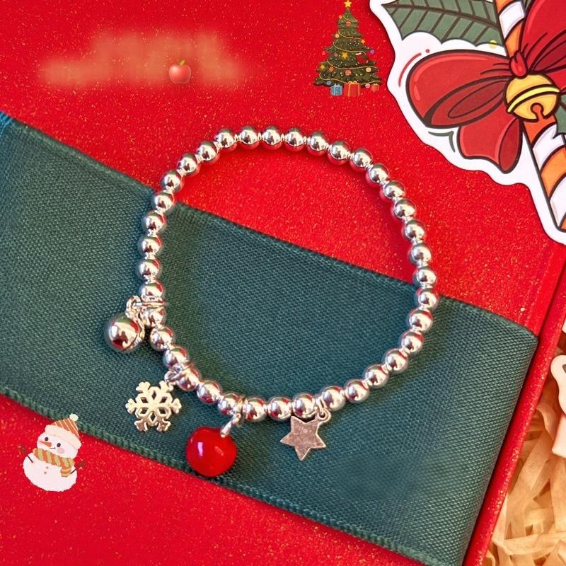 “Rainbow Smile” S925 Sterling Silver Rainbow Smile Beaded Bracelet