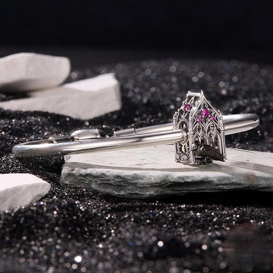 “Raven Castle” S925 Sterling Silver Gothic Halloween Bead
