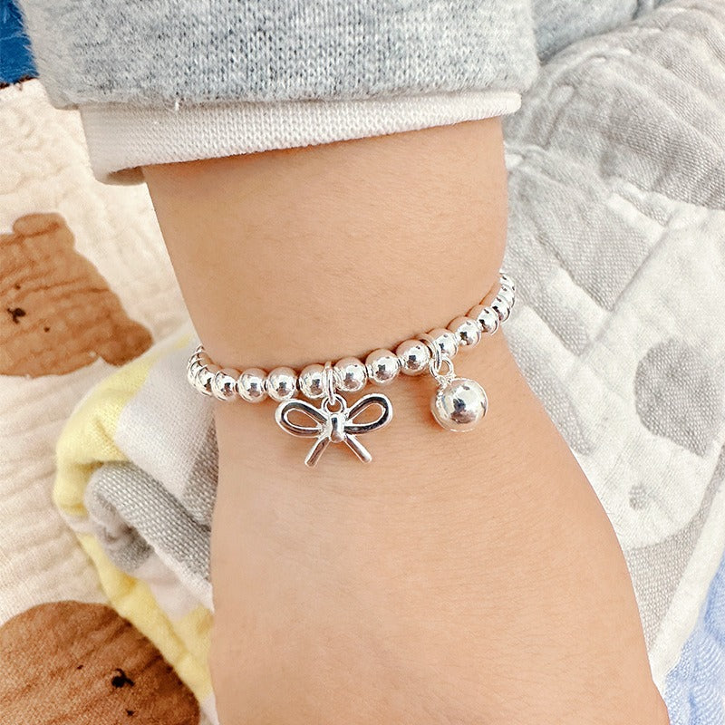 “Rainbow Smile” S925 Sterling Silver Rainbow Smile Beaded Bracelet