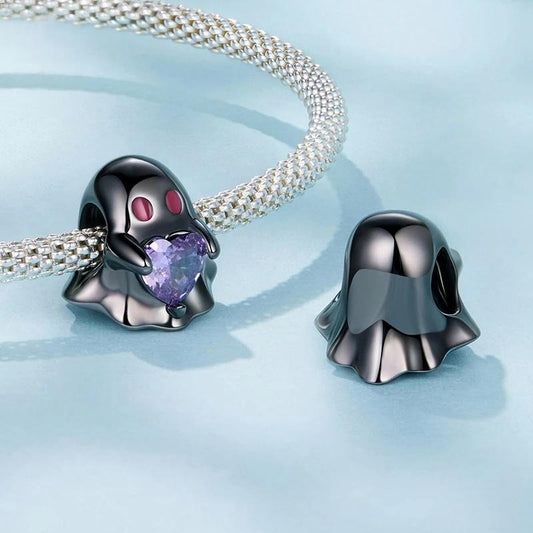 “Ghostly Spirit” S925 Sterling Silver Halloween Bead