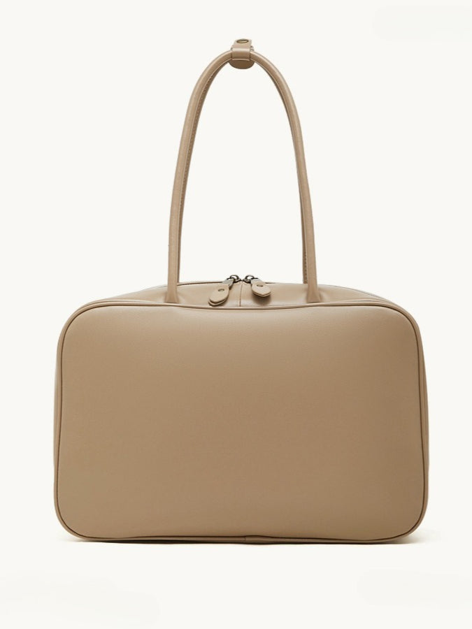 Women's Smooth Full-Grain Cowhide Boxy Work Bag
