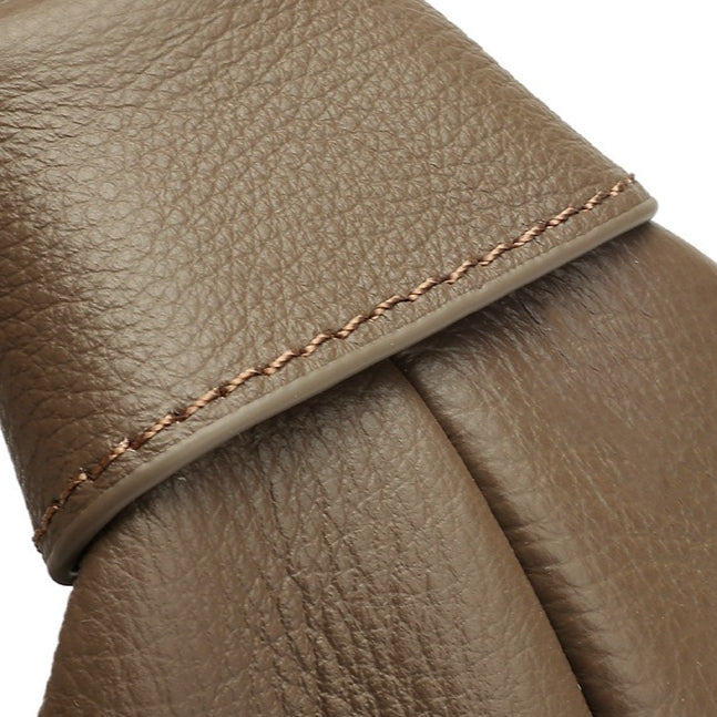 Women's TC Cowhide Soft Dumpling Bag with Adjustable Strap