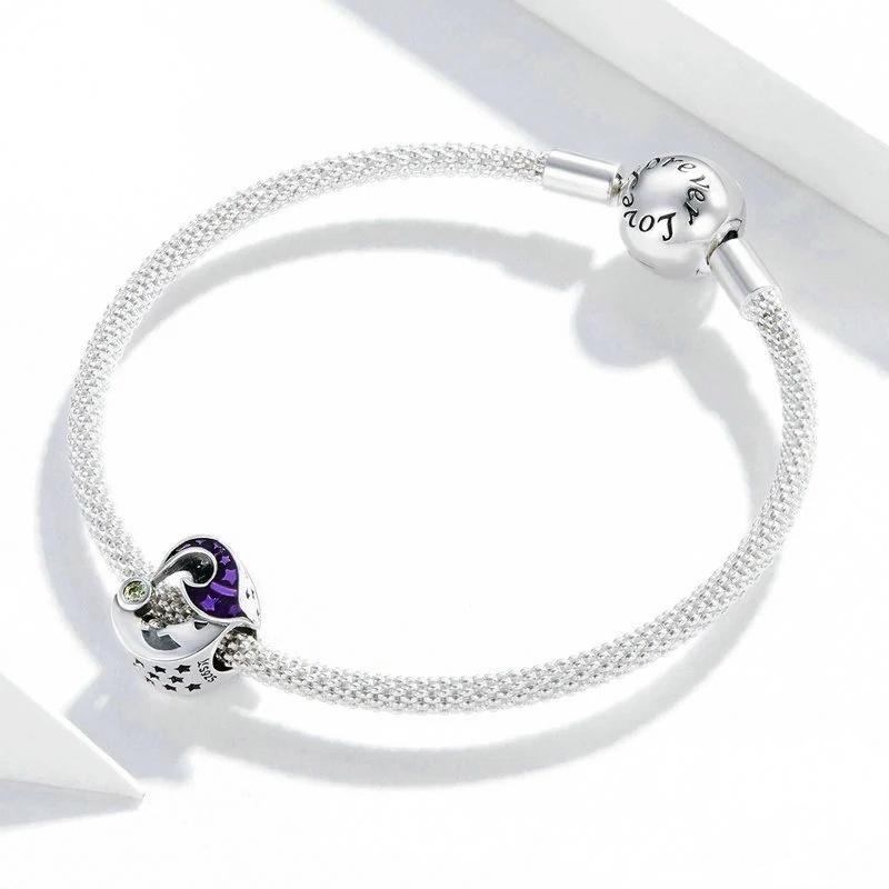 “Witch Moon” S925 Sterling Silver Halloween Bead