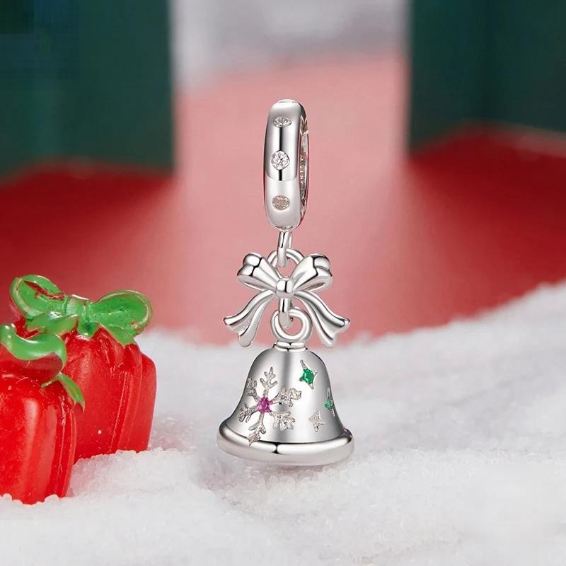 “Jingle Belle” S925 Sterling Silver Christmas Bell Charm Bead