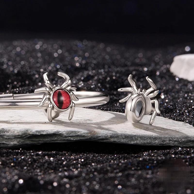 “Demon Web” S925 Sterling Silver Gothic Spider DIY Bead