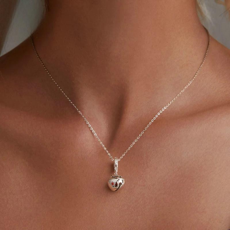 “Jingle Charm” S925 Sterling Silver Christmas Bell Charm Bead