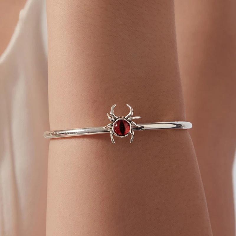 “Demon Web” S925 Sterling Silver Gothic Spider DIY Bead