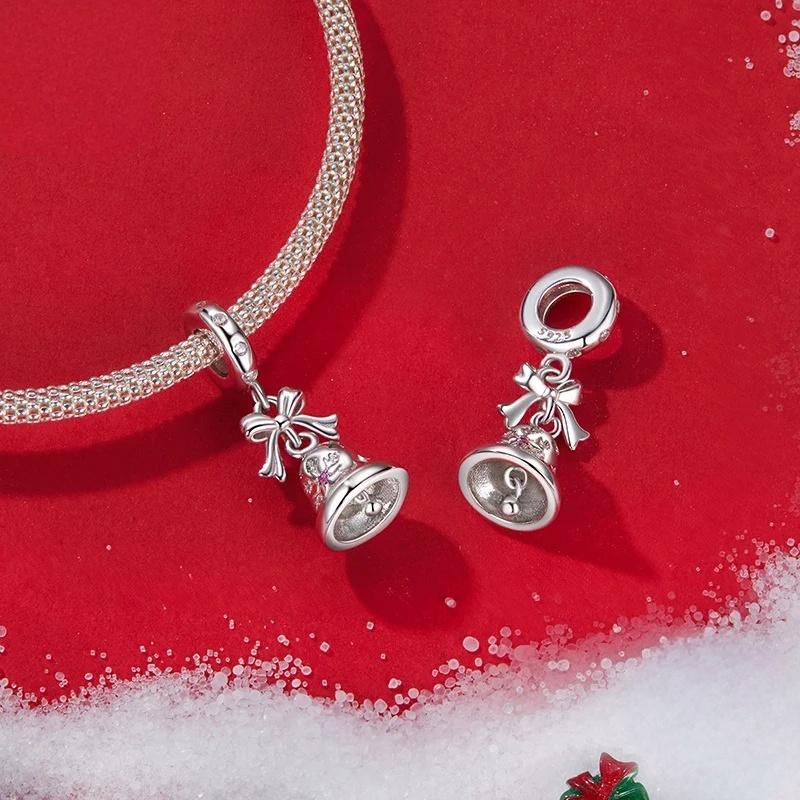 “Jingle Belle” S925 Sterling Silver Christmas Bell Charm Bead