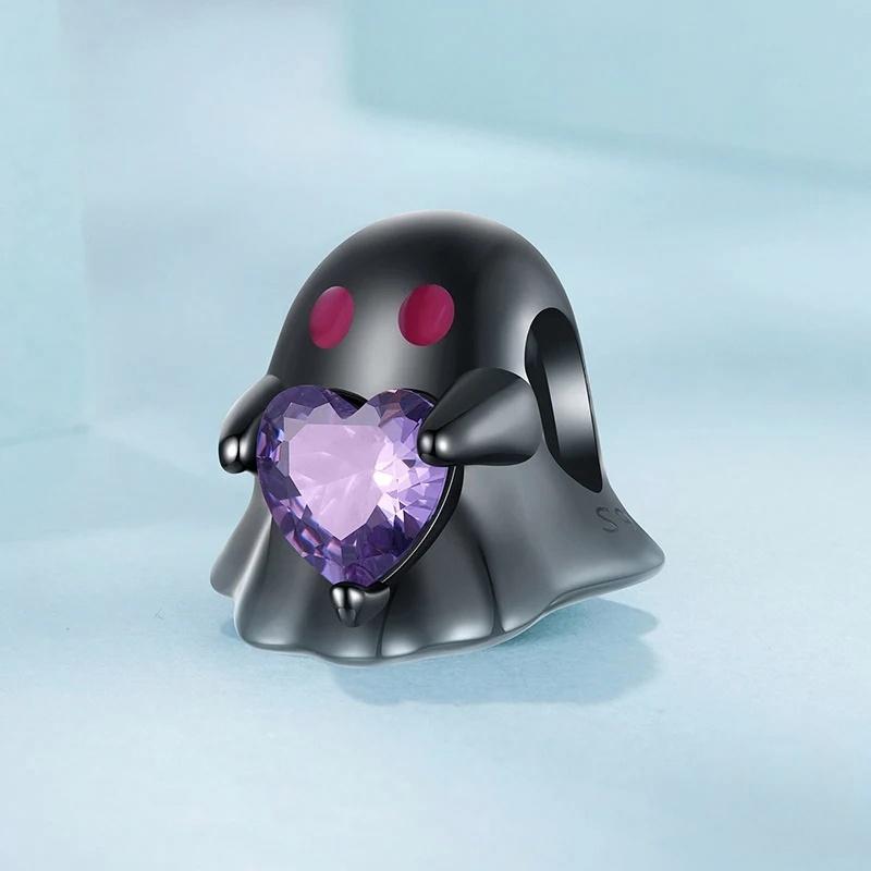 “Ghostly Spirit” S925 Sterling Silver Halloween Bead