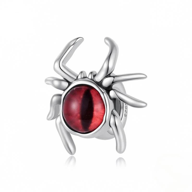 “Demon Web” S925 Sterling Silver Gothic Spider DIY Bead