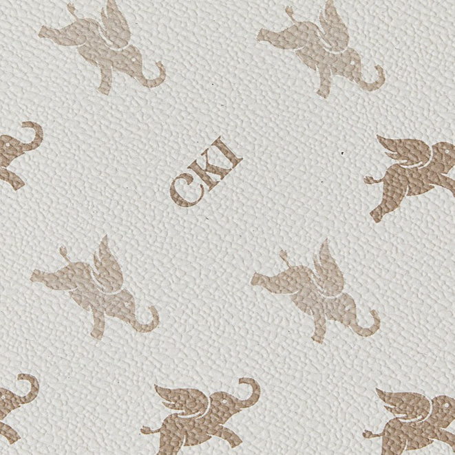 Women's Flying Elephant Monogram Mini Boston Bag with Charm