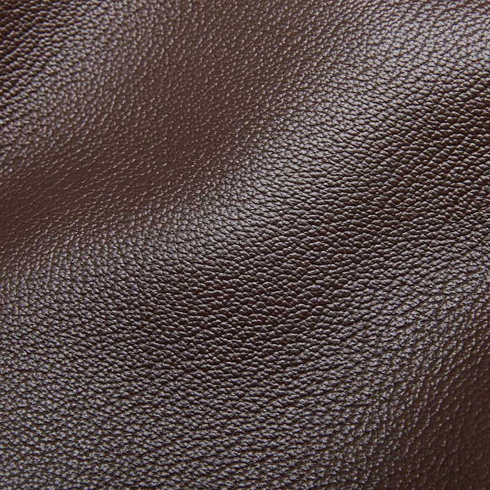 Women's Full-Grain Vegetable-Tanned Leather Tote Bag with Side Pockets