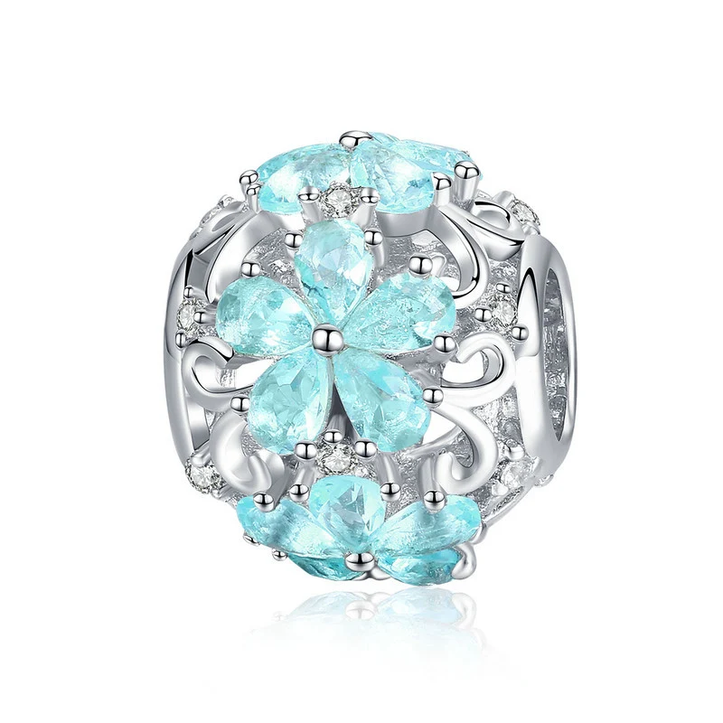 “Snowflake Collection” S925 Sterling Silver Winter Charm Bead