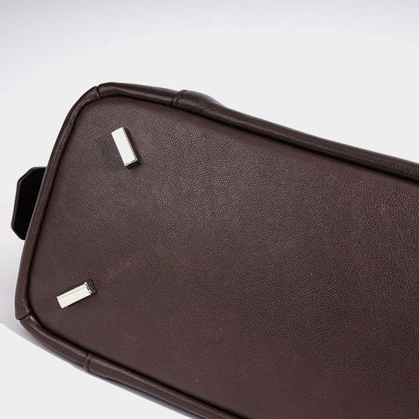 Women's Soft Cowhide Leather Shoulder Clutch Bag