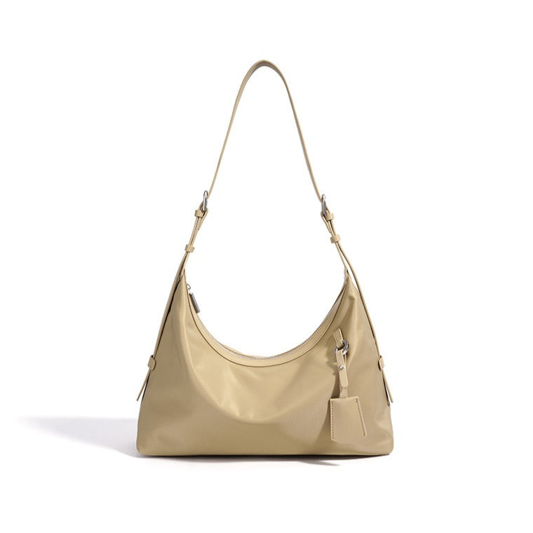 Women's Nylon Crescent Hobo Bag with Adjustable Strap