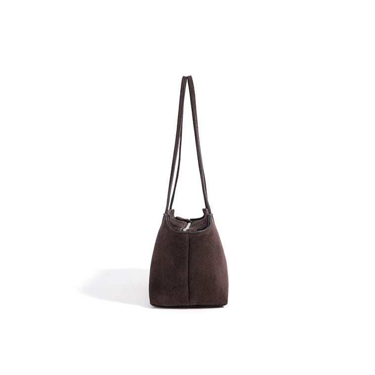 Women's Genuine Suede Leather Mini Shoulder Bag