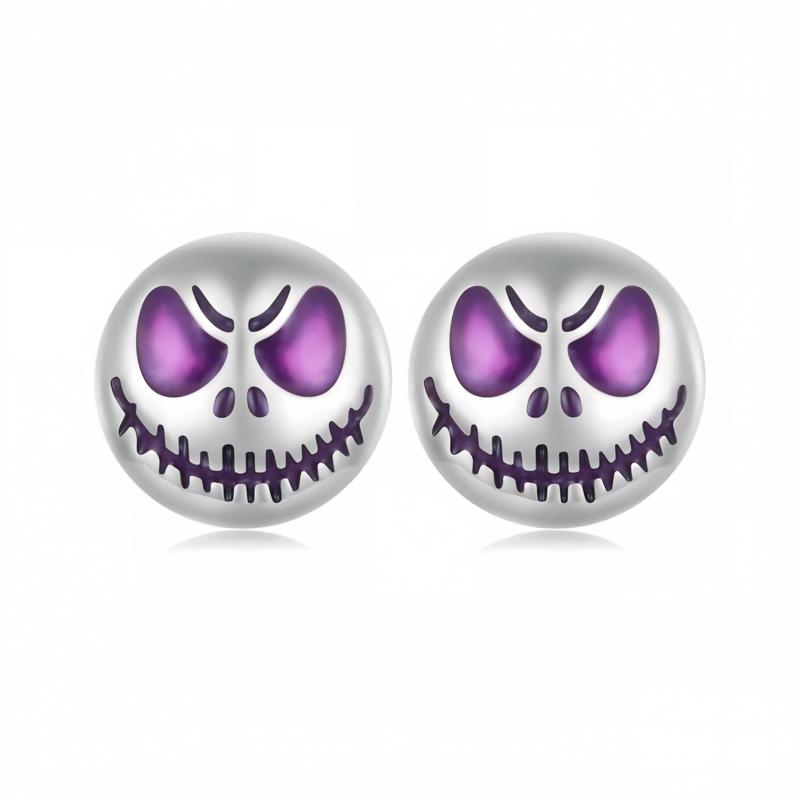 “Midnight Mischief” S925 Sterling Silver Halloween Earrings Collection