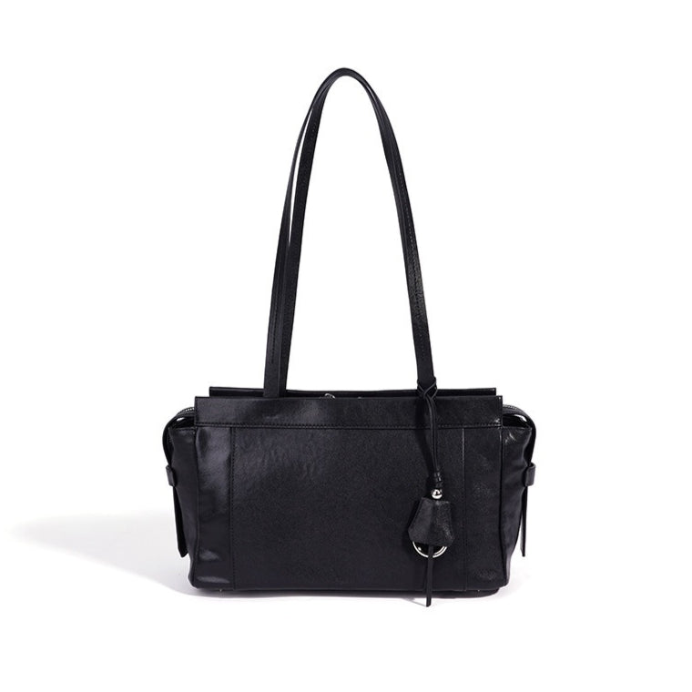 Women's Soft Cowhide Leather Shoulder Clutch Bag