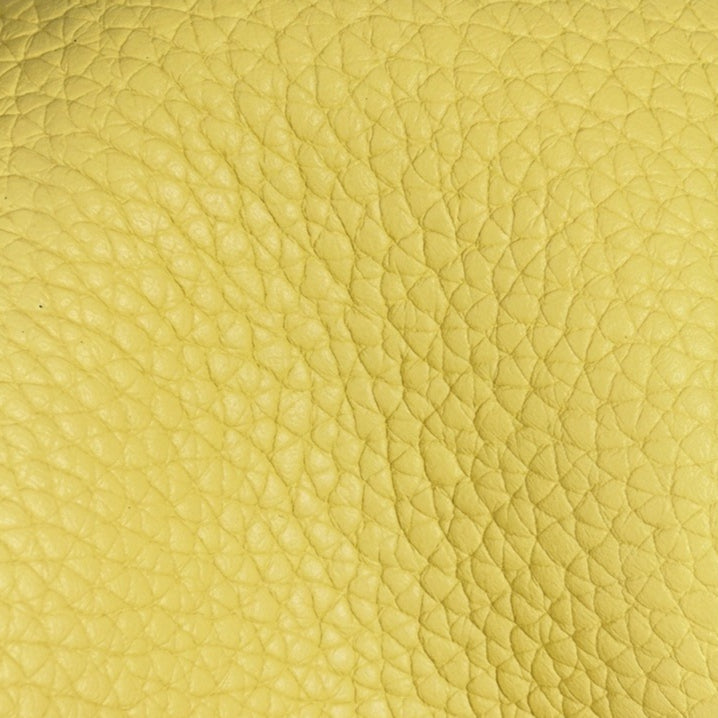 Women's Pebbled Cowhide Half-Moon Tote Bag with Quilted Liner