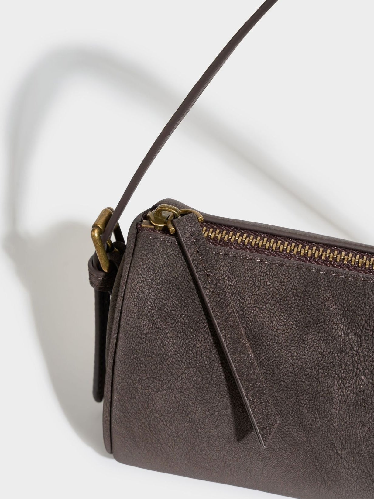 Women's Matte Cowhide Mini Cylinder Bag with Leather Charm