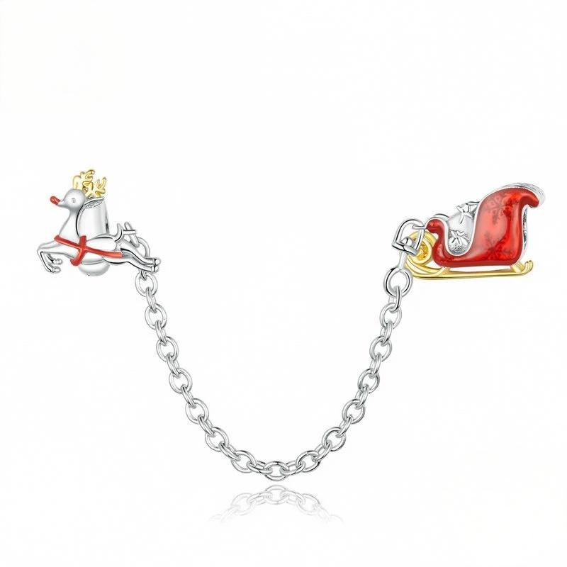 “Winter Charm” S925 Sterling Silver Christmas Charm Bead
