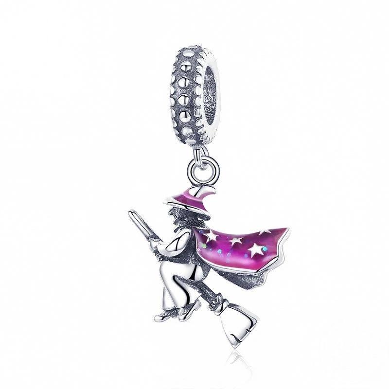 “Dark Harvest” S925 Sterling Silver Halloween Bead Bracelet Set