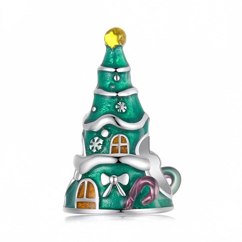 “Christmas Crystal” S925 Sterling Silver Christmas DIY Charm Bead