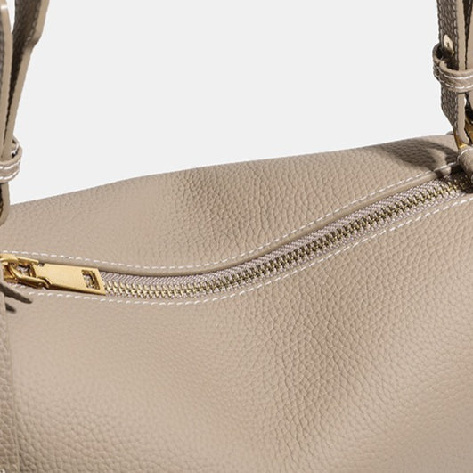 Women's Pebbled Cowhide Slouch Boston Shoulder Bag